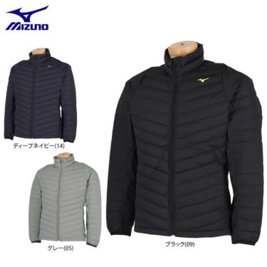 ミズノ MIZUNO　メンズ ブレスサーモ 長袖 収納袋付き フルジップ ダウン ジャケット E2ME2505　2022年モデル 詳細1