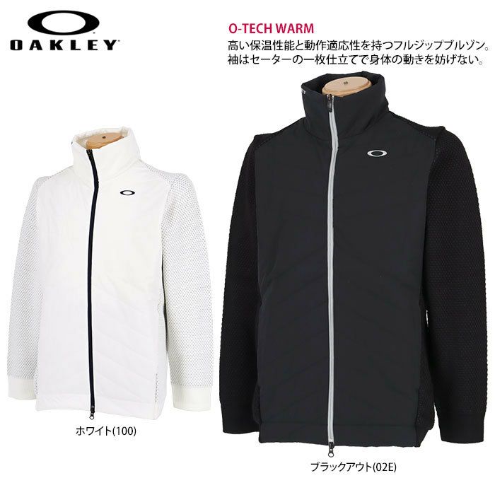 オークリー OAKLEY メンズ ロゴデザイン 生地切替 ニット 長袖