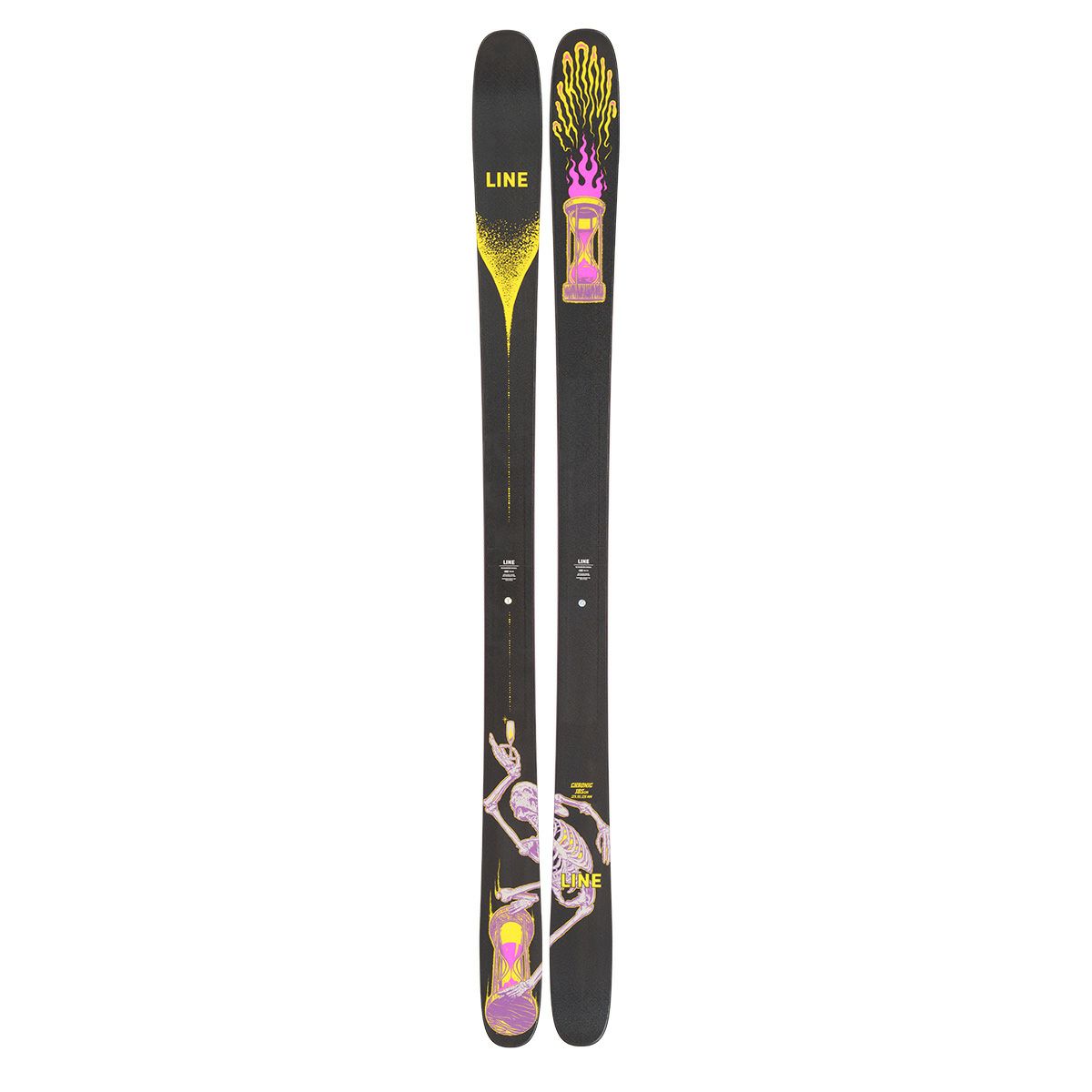 スキー2点セット]ライン スキー板 2024 LINE HONEY BADGER 24 ARMADA STRIVE 12 GW 100mm  ビンディングセット 23-24