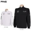 ピン PING　メンズ アドエルム ストレッチ ダンボールニット 長袖 フルジップ ブルゾン 621-2242805　2022年モデル