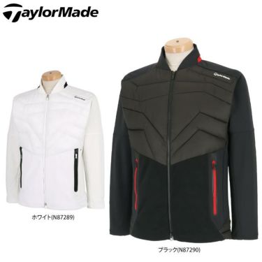 テーラーメイド TaylorMade　メンズ ツアー フリース 中綿 ハイブリッド 長袖 フルジップ ジャケット TD419　2022年モデル 詳細1