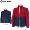 テーラーメイド TaylorMade　メンズ 防風 ストレッチ 中綿 長袖 フルジップ ジャケット TD422　2022年モデル