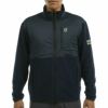 アドミラル Admiral　メンズ フリース 布帛 生地切替 ストレッチ 長袖 フルジップ ジャケット ADMA288　2022年モデル ネイビー（30）