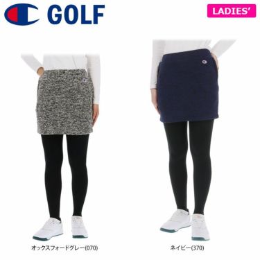 チャンピオンゴルフ ChampionGOLF　レディース ロゴ刺繍 裏起毛 ストレッチ スカート CW-WG206　2022年モデル 詳細1