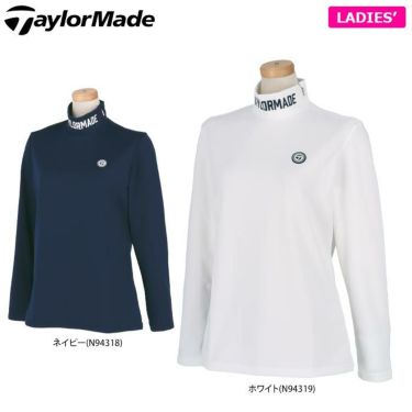 テーラーメイド TaylorMade　レディース UVケア 長袖 モックネックシャツ TD604　2022年モデル 詳細1