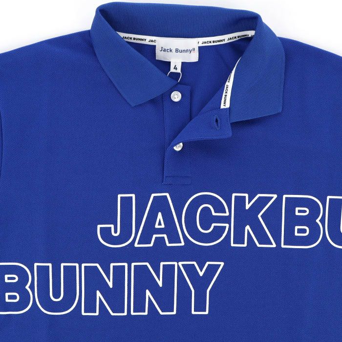 ジャックバニー Jack Bunny!! メンズ アウトラインロゴプリント 鹿の子