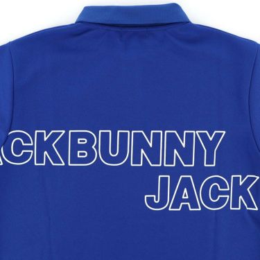 ジャックバニー Jack Bunny!!　メンズ アウトラインロゴプリント 鹿の子 半袖 ポロシャツ 262-3160113　2023年モデル 詳細4