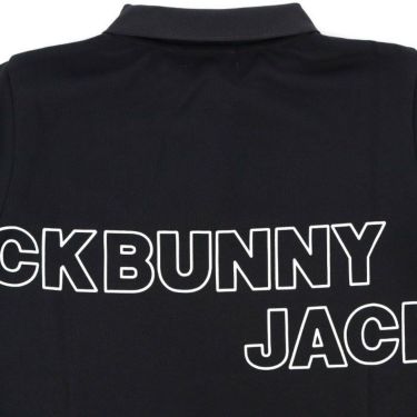 ジャックバニー Jack Bunny!!　レディース アウトラインロゴプリント 鹿の子 半袖 ポロシャツ 263-3160114　2023年モデル 詳細4