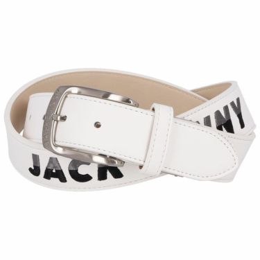 ジャックバニー Jack Bunny!!　ユニセックス ロゴ刺繍 ベルト 262-3182111 030 ホワイト　2023年モデル ホワイト（030）