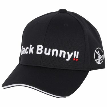 ジャックバニー Jack Bunny!!　ユニセックス 立体刺繍ロゴ キャップ 262-3987102 010 ブラック　2023年モデル ブラック（010）