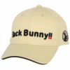 ジャックバニー Jack Bunny!!　ユニセックス 立体刺繍ロゴ キャップ 262-3987102 040 ベージュ　2023年モデル ベージュ（040）