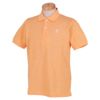 マンシングウェア Munsingwear　メンズ シャンブレー調 半袖 ポロシャツ XSG1600AT　2022年モデル オレンジ（OR00）