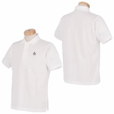マンシングウェア Munsingwear　メンズ ロゴ刺繍 鹿の子 半袖 ポロシャツ XSG1600AX　2022年モデル 詳細2