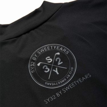 SY32 by SWEET YEARS　メンズ ロゴプリント 半袖 モックネックシャツ 11305-4　2023年モデル 詳細5
