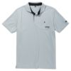 SY32 by SWEET YEARS　メンズ ロゴ刺繍 胸ポケット付き 半袖 スキッパーカラー ポロシャツ SYG-23S27　2023年モデル グレー（003）