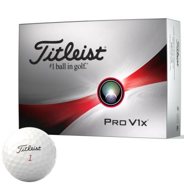 タイトリスト　プロV1x 2023年モデル　ゴルフボール　1ダース（12球入り）　ホワイト 詳細1
