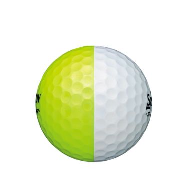ダンロップ　スリクソン Z-STAR ディバイド 2023年モデル　ゴルフボール　1ダース（12球入り）　イエロー/ホワイト 詳細2