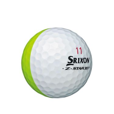 ダンロップ　スリクソン Z-STAR XV ディバイド 2023年モデル　ゴルフボール　1ダース（12球入り）　イエロー/ホワイト 詳細1