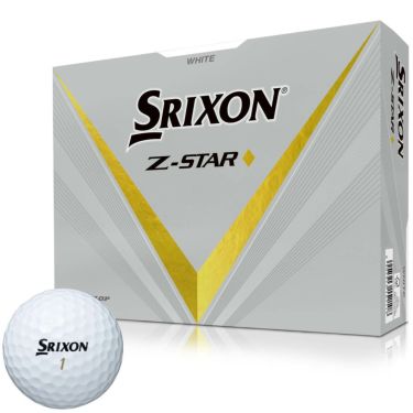 ダンロップ　スリクソン Z-STAR ダイヤモンド 2023年モデル　ゴルフボール　1ダース（12球入り）　ホワイト ホワイト