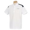 アダバット adabat　メンズ メッシュライン 遮熱効果 半袖 ポロシャツ 643-14543　2022年モデル ホワイト（001）