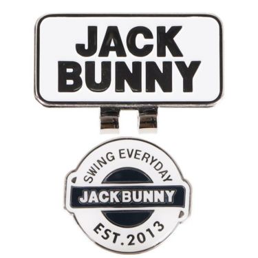 ジャックバニー Jack Bunny!!　エンブレム クリップマーカー 262-3184140 030 ホワイト　2023年モデル ホワイト（030）