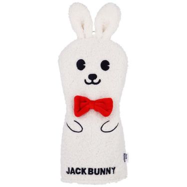 ジャックバニー Jack Bunny!!　うさぎ 平型 ドライバー用 ヘッドカバー 262-3184148 030 ホワイト　2023年モデル ホワイト（030）