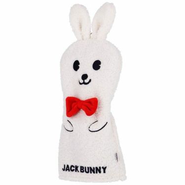 ジャックバニー Jack Bunny!!　うさぎ 平型 ドライバー用 ヘッドカバー 262-3184148 030 ホワイト　2023年モデル 詳細1