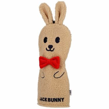 ジャックバニー Jack Bunny!!　うさぎ 平型 ドライバー用 ヘッドカバー 262-3184148 040 ベージュ　2023年モデル 詳細1