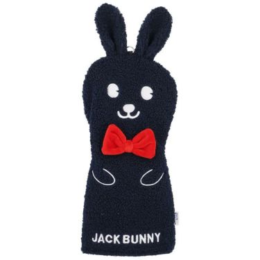 ジャックバニー Jack Bunny!!　うさぎ 平型 ドライバー用 ヘッドカバー 262-3184148 120 ネイビー　2023年モデル ネイビー（120）