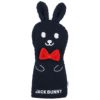 ジャックバニー Jack Bunny!!　うさぎ 平型 ドライバー用 ヘッドカバー 262-3184148 120 ネイビー　2023年モデル