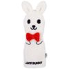 ジャックバニー Jack Bunny!!　うさぎ 平型 フェアウェイウッド用 ヘッドカバー 262-3184149 030 ホワイト　2023年モデル