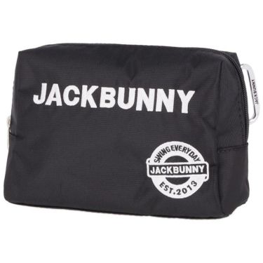 ジャックバニー Jack Bunny!!　ロゴモチーフ ポーチ 262-3984105 010 ブラック　2023年モデル ブラック（010）