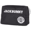 ジャックバニー Jack Bunny!!　ロゴモチーフ ポーチ 262-3984105 010 ブラック　2023年モデル