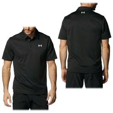 アンダーアーマー UNDER ARMOUR　メンズ ロゴプリント ストレッチ 半袖 ポロシャツ 1378369　2023年モデル 詳細2