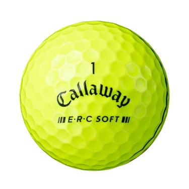 キャロウェイ　ERC SOFT 2023年モデル　ゴルフボール　1ダース（12球入り） トリプル・トラック イエロー 詳細1