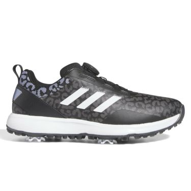 アディダス adidas　W S2G BOA 23　レディース ゴルフシューズ LIJ47 GV9436　2023年モデル ブラック/ホワイト