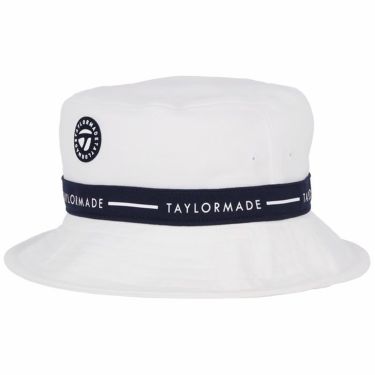 テーラーメイド TaylorMade　ラインロゴ　レディース バケットハット TJ058 N94572 ホワイト 2023年モデル ホワイト（N94572）
