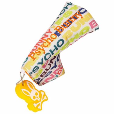 サイコバニー PsychoBunny　ロゴ刺繍 チャーム付き パターカバー ブレード型 PBMG3SH5 91 マルチ　2023年モデル マルチ（91）
