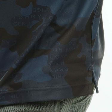 トミー ヒルフィガー ゴルフ　メンズ ロゴデザイン カモフラージュ柄 半袖 衿付き クルーネックシャツ THMA313　2023年モデル 詳細4