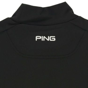 ピン PING　メンズ ロゴプリント ストレッチ 半袖 ハイネックシャツ 621-2168200　2022年モデル 詳細6