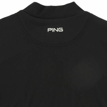 ピン PING　レディース ロゴデザイン ストレッチ 半袖 ハイネックシャツ 622-2168200　2022年モデル 詳細4