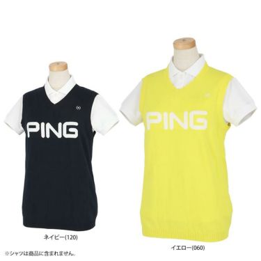 PING ロゴ 半袖 ポロシャツ　ゴルフウェア　メンズ M　イエロー　新品