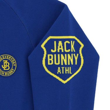 ジャックバニー Jack Bunny!!　メンズ ロゴワッペン ダブルジャガード 長袖 ラグランスリーブ クルーネック ニット プルオーバー 262-3170209　2023年モデル 詳細4