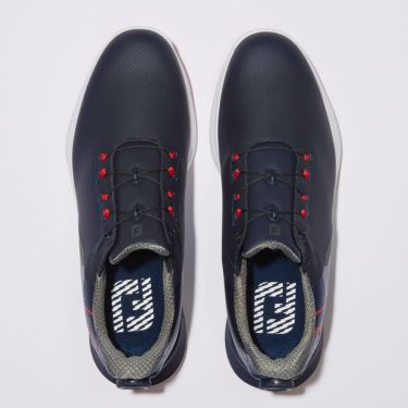 フットジョイ　フューエル スポーツ ボア　メンズ スパイクレス ゴルフシューズ 55458 ネイビー/レッド　2023年モデル ネイビー/レッド（55458） 詳細5