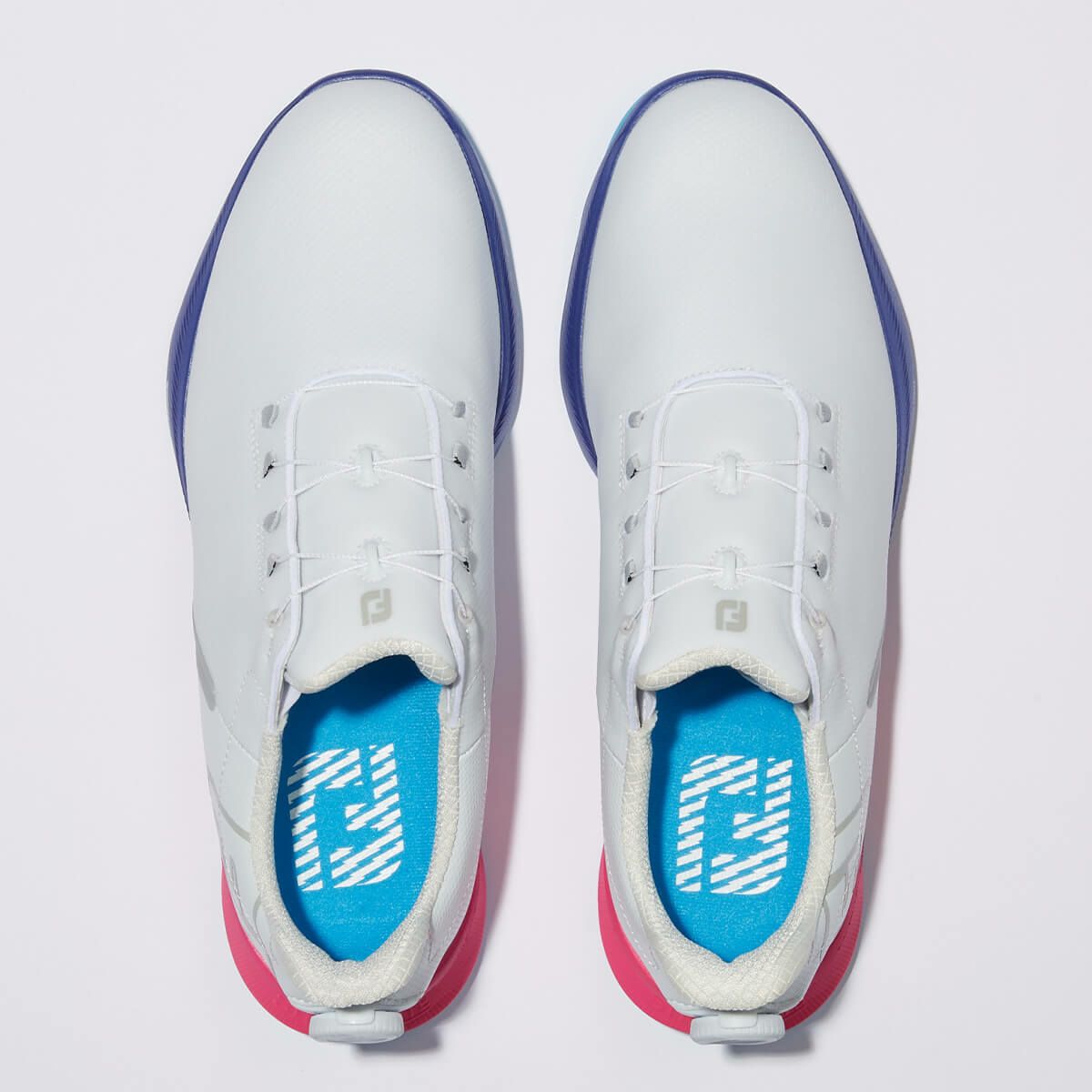 フットジョイ　フューエル スポーツ ボア　メンズ スパイクレス ゴルフシューズ 55459 ホワイト/ブルー　2023年モデル 詳細4