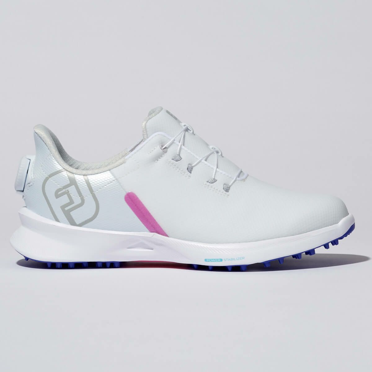 フットジョイ　フューエル スポーツ ボア　レディース スパイクレス ゴルフシューズ 90574 ホワイト　2023年モデル 詳細1