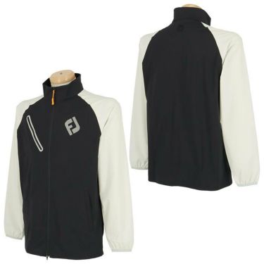 フットジョイ FootJoy　メンズ 撥水 ロゴプリント ストレッチ 長袖 フルジップ ジャケット FJ-S22-O02　2022年モデル 詳細2