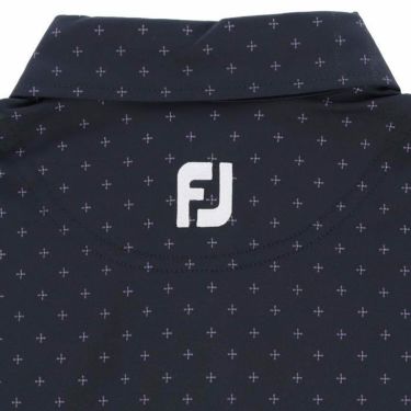 フットジョイ FootJoy　メンズ ロゴ刺繍 総柄プリント 4WAYストレッチ 半袖 ポロシャツ FJ-S22-S08　2022年モデル 詳細4