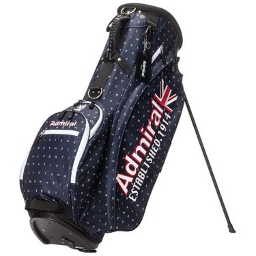 アドミラル Admiral　モノグラム 総柄 軽量 スタンド キャディバッグ ADMG3AC9 30 ネイビー　2023年モデル 詳細1