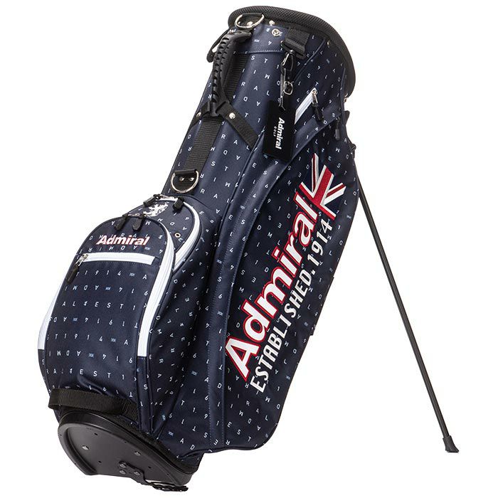 アドミラル Admiral　モノグラム 総柄 軽量 スタンド キャディバッグ ADMG3AC9 30 ネイビー　2023年モデル 詳細1